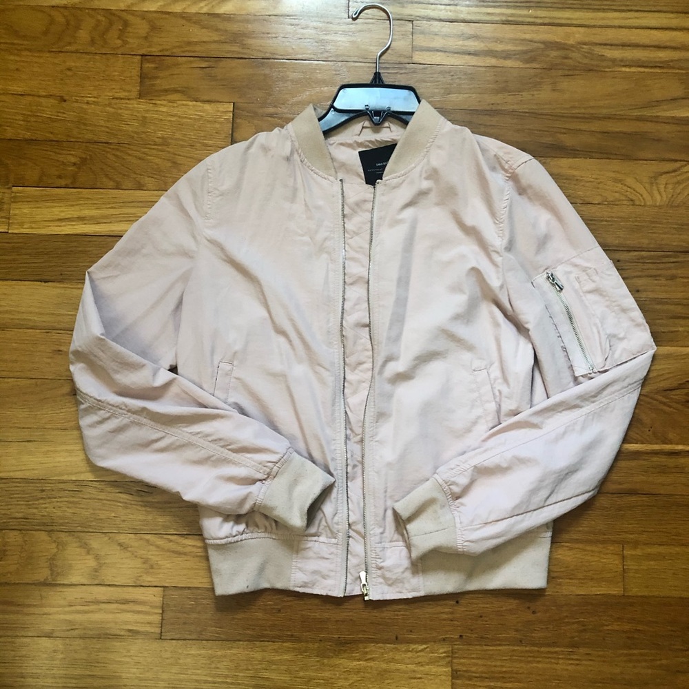 ZARA BASICS LIGHTWEIGHT BOMBER JACKET